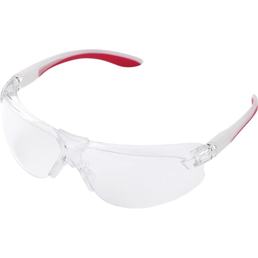 ミドリ安全 保護めがね ビジョンベルデ 両面防曇加工 レッド MP-822