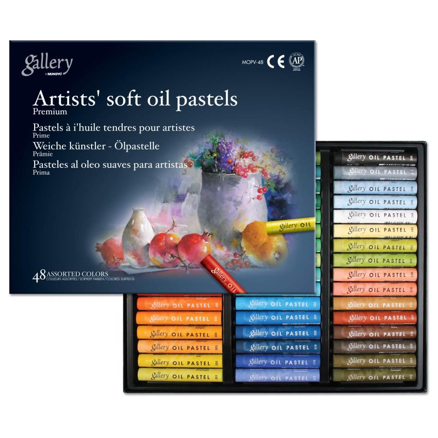 Mungyo Gallery Soft Oil Pastels Set of 48 - Assorted Colors by Mungyo Gall