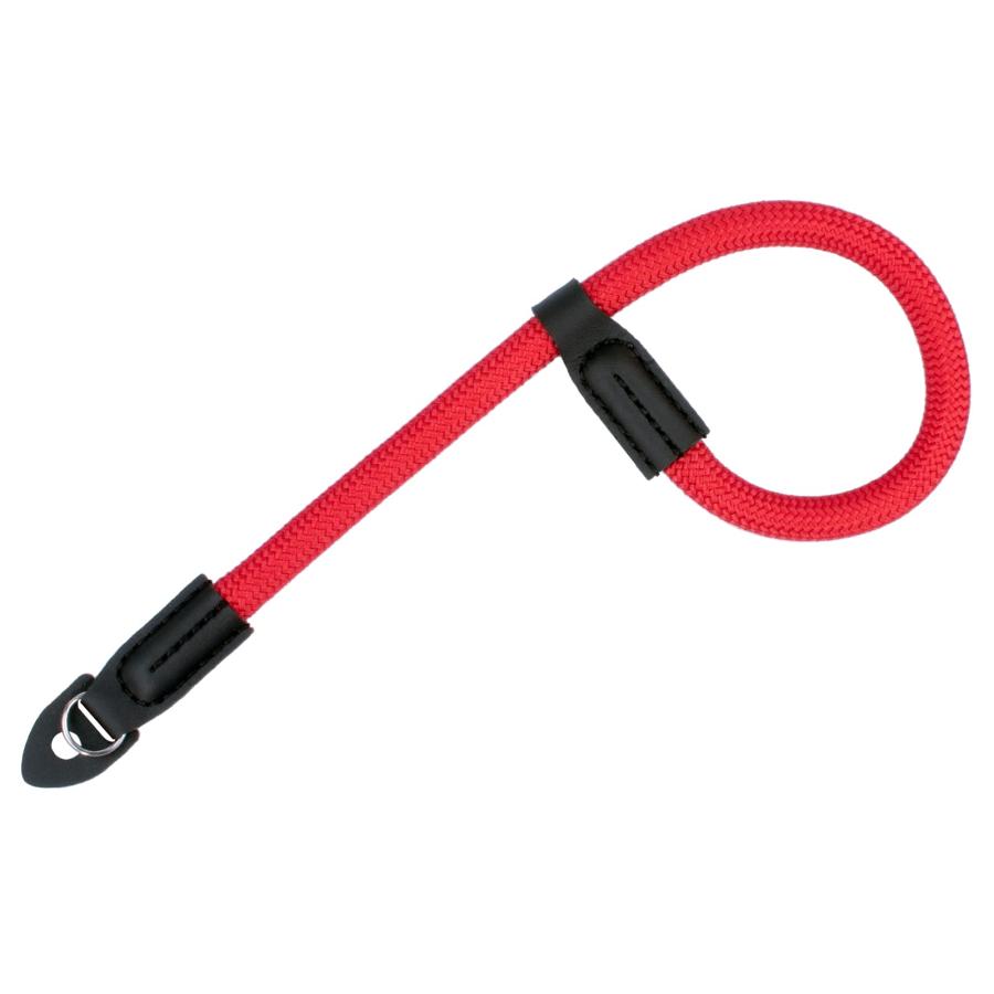[VKO] カメラリストストラップ ハンドストラップ 一眼レフ/ミラーレス/コンパクトカメラ用 クライミングロープ製（赤）
