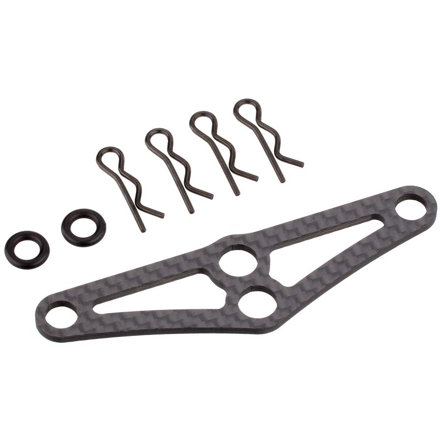 タミヤ(TAMIYA) ホップアップオプションズ No.1782 OP.1782 ツーリングカー用カーボンボディマウントメ..