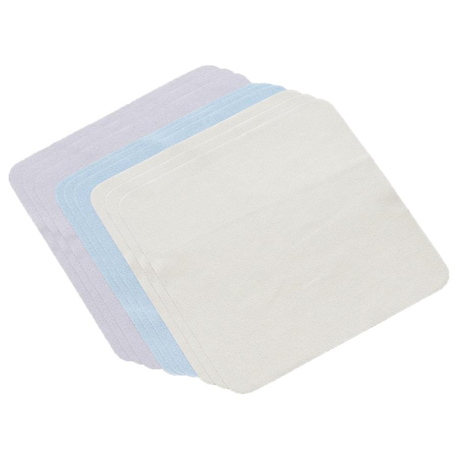 BRIIKPP メガネ拭き セーム革 クリーニングクロス 9 個入り 15cmX15cm 液晶画面 カメラレンズ スマホ パソコン めがね 貴金属(3.0)