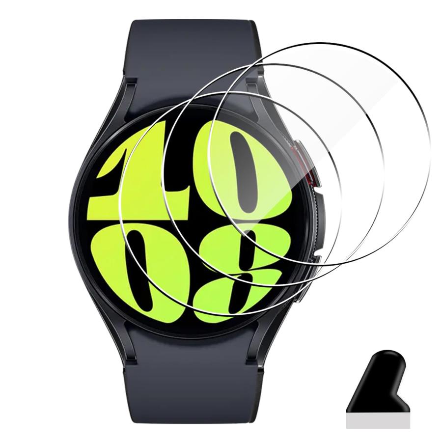 乐天商城 - 【3枚セット】 対応 Galaxy Watch 6 44mm ガラスフィルム 保護フィルム 3枚 対応 Galaxy Watch6 44mm フィル