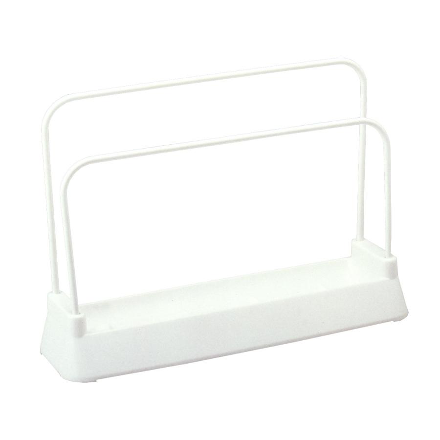 レック まな板立て スリム ( まな板スタンド ) ホワイト K-454 水受け付き