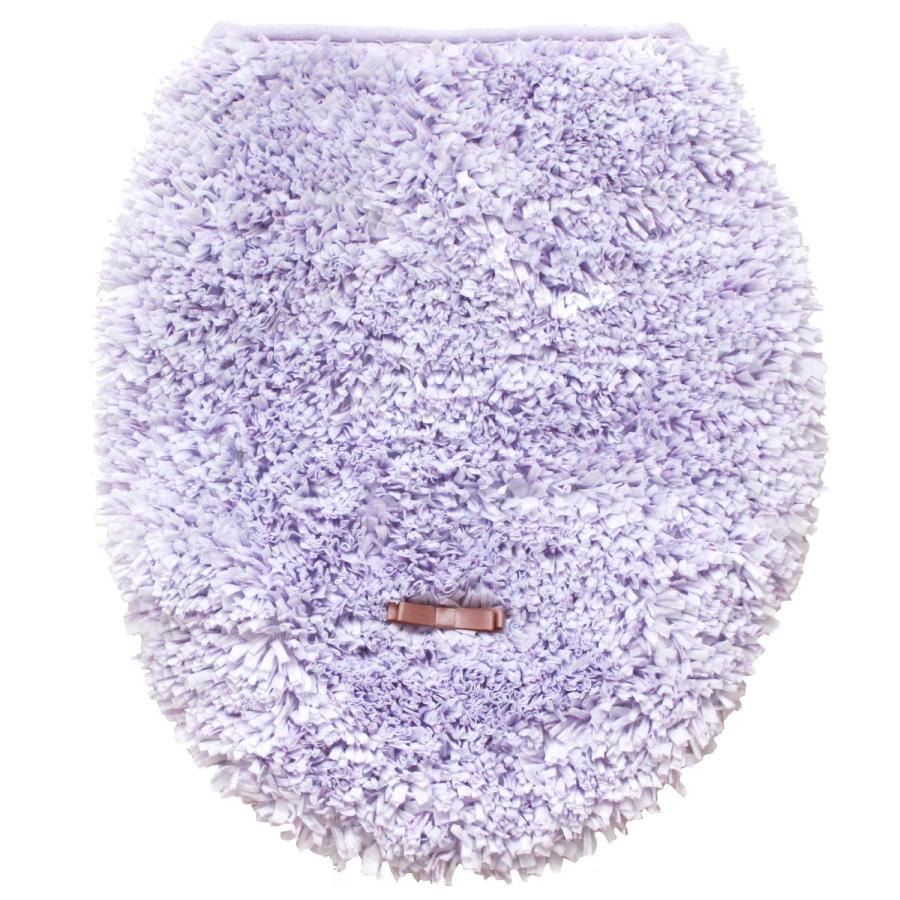 オカ ふたカバー パープル ドレニモタイプ(洗浄・暖房・O型・U型兼用タイプ) PLYS(プリス) フルーリス..