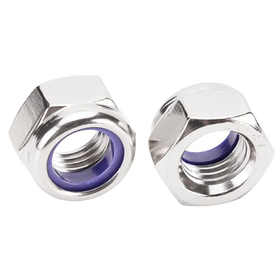 304（SUS）ステンレス ナイロンロック ナット M5 60本入 インサートセルフロック ロックして緩みを防止..