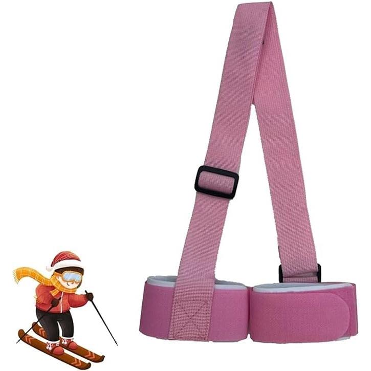 Coehaopikeスキーキャリア、スキーキャリア、持ち運び用スキーストラップ、スキーキャリアストラップ、スキーストラップ、調節可能なスノーボードシ