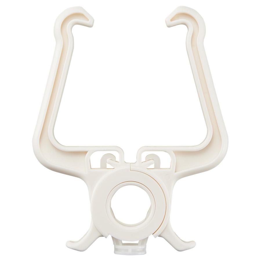 ライクイット(like-it)洗濯はさんでフック幅12.5x奥2.1x高16cmホワイト日本製 洗濯物 鴨居 室内干し 洗濯物 加湿 梅雨 乾燥 花