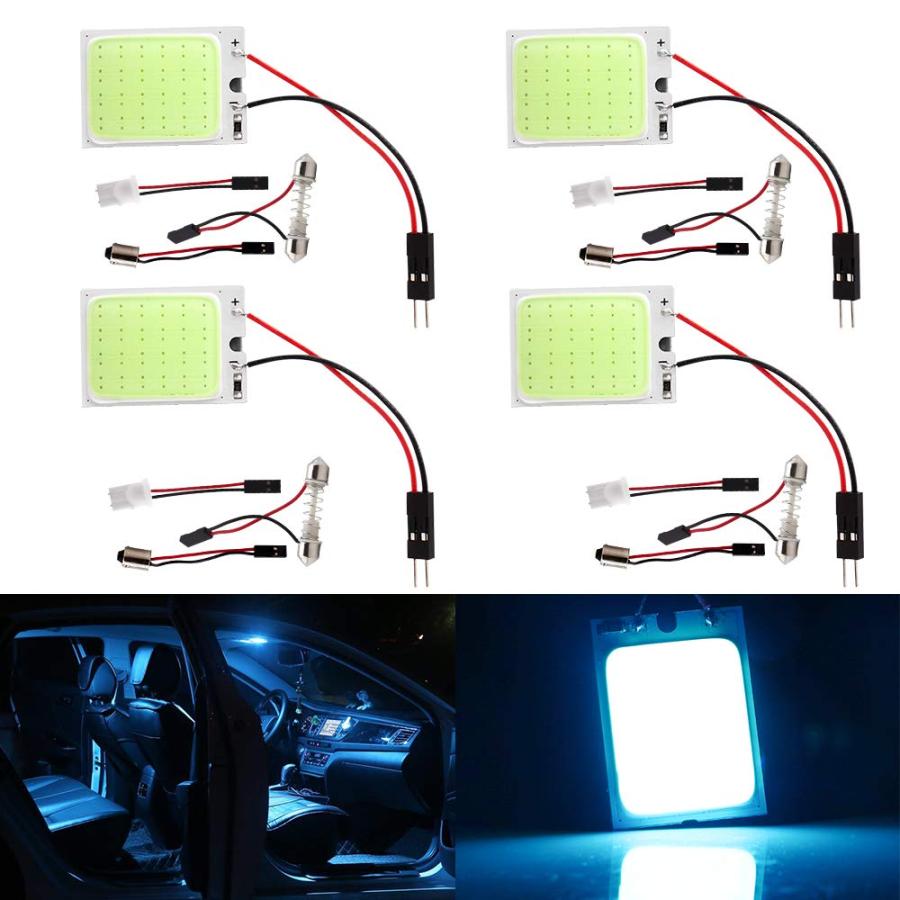 YongMing COB 24/36/48連 ルームランプ LED (COB 24連 アイスブルー)