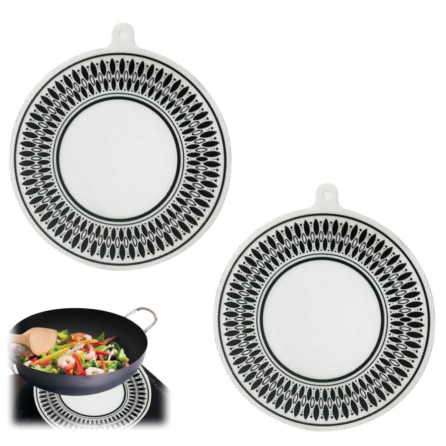 RuiChy 2枚 クッキングヒーター カバー クッキングヒーターマット カバー あいえいち コンロカバー 滑..