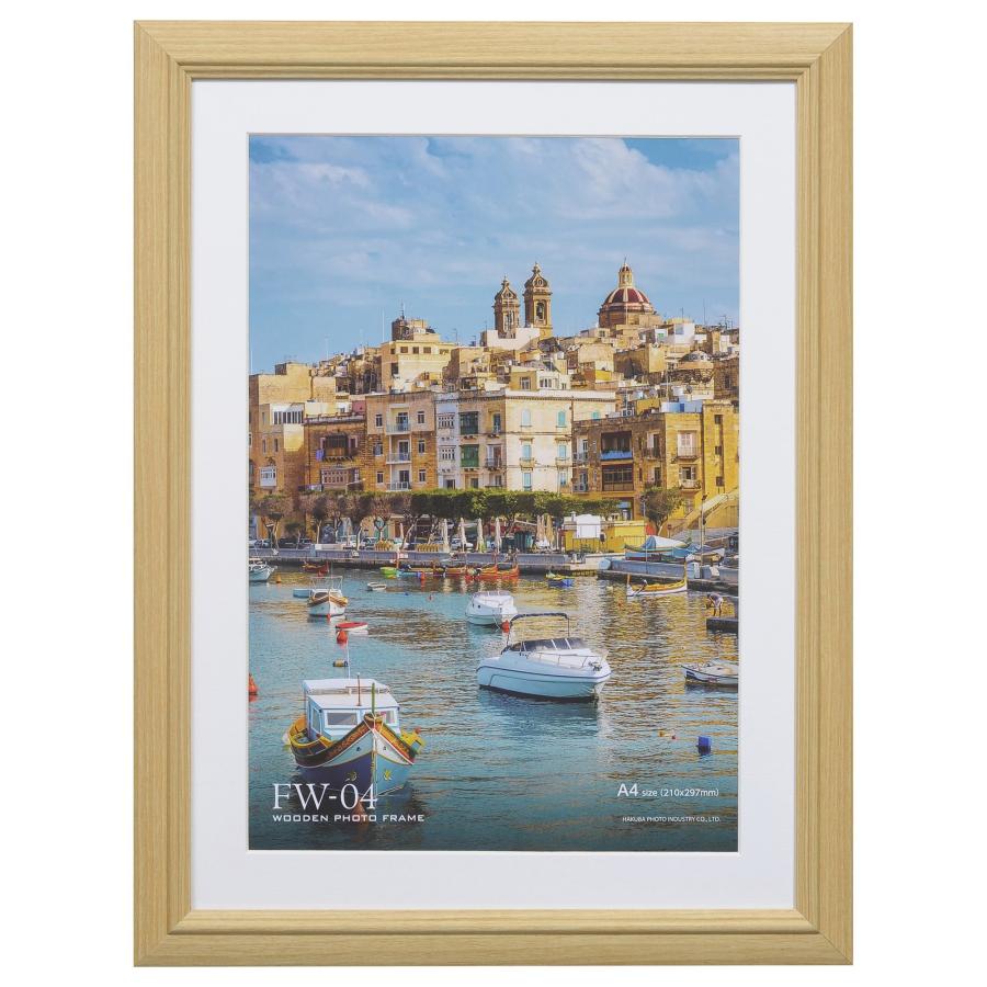 ハクバ HAKUBA 木製額縁 FW-04 A4 ナチュ