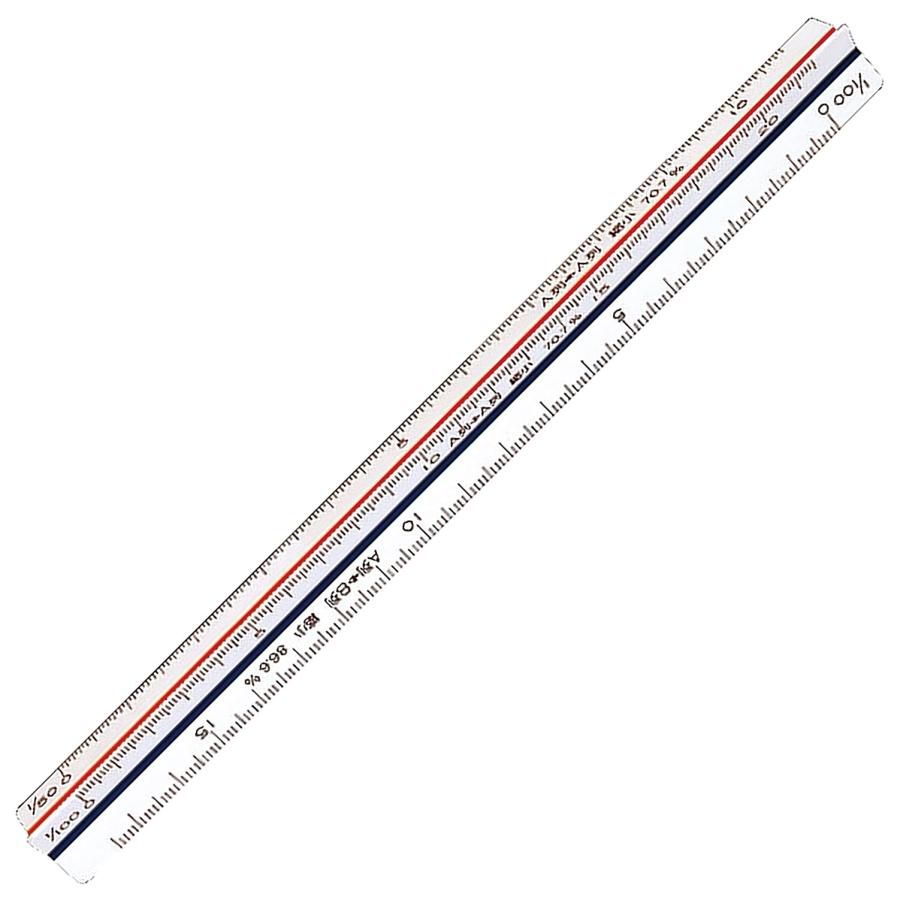 シンワ測定(Shinwa Sokutei) 三角スケール C-15 15cm 縮小コピー用 70802