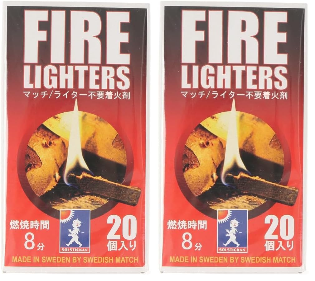 【ヒルナンデス！で紹介】 FIRE LIGHTERS 『 ファイヤーライターズ 』たけだバーベキューさんご愛用！ マッチ型着火剤 火起こし ファイヤースターター セット 焚き火 キャンプ アウトドア 炭