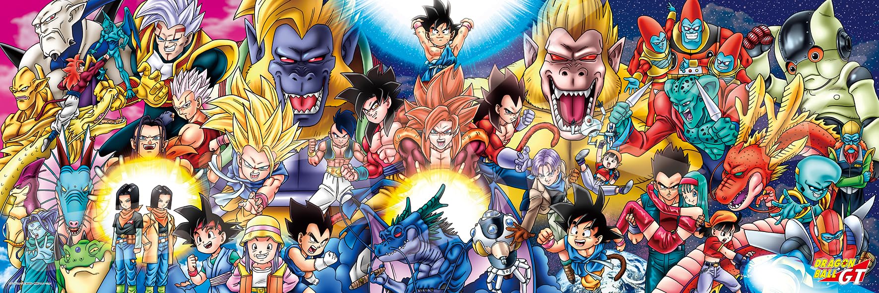 엔스카이 (ENSKY) 드래곤 볼 GT DRAGONBALL GT CHRONICLES 34 × 102cm 지그 소 퍼즐 950 개 JIGSAW PUZZLE 950-47