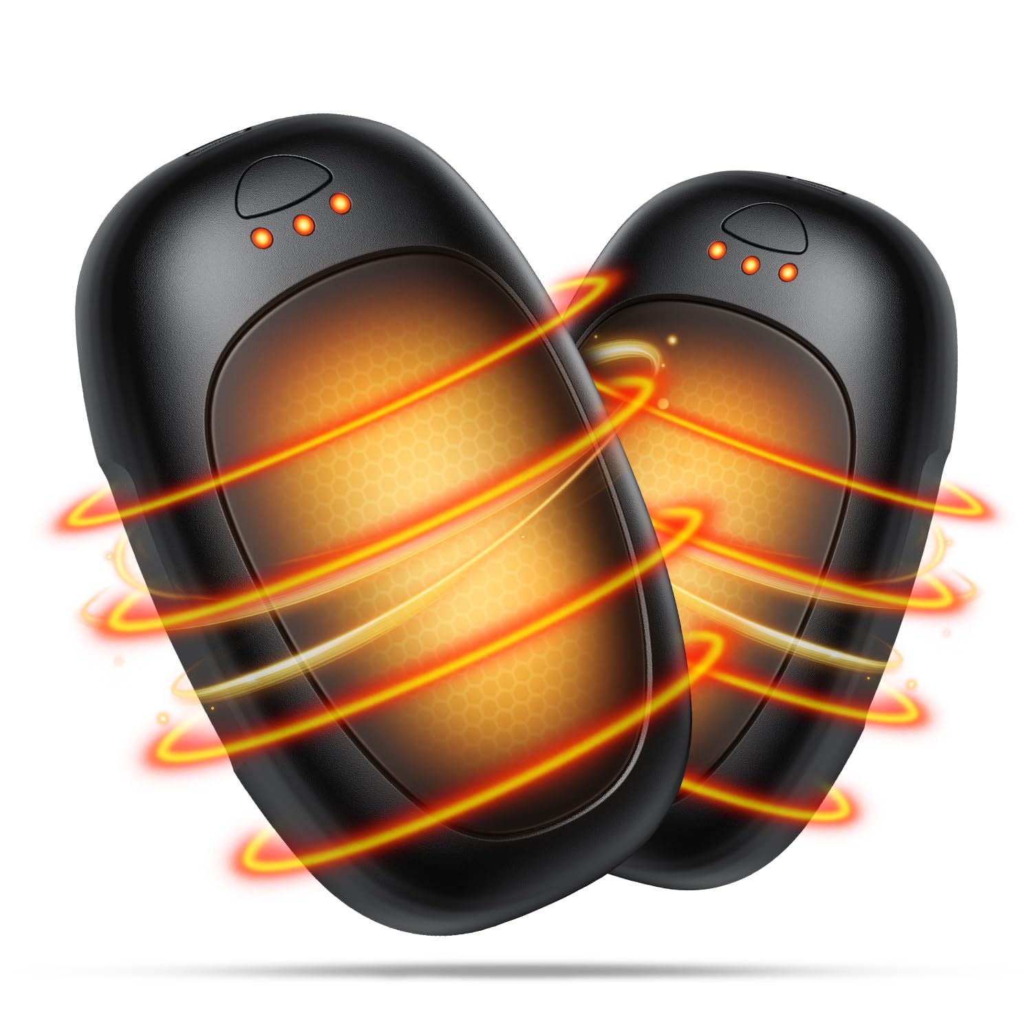 Gabless 充電式カイロ 【新型分離式設計/2個セット】 エコカイロ 両面発熱 3秒急速発熱 3階段温度調節 電気カイロ USB充電式 長時間連続発熱可能 ハンドウォーマー 小型 電気あんか かいろ 超の商品画像