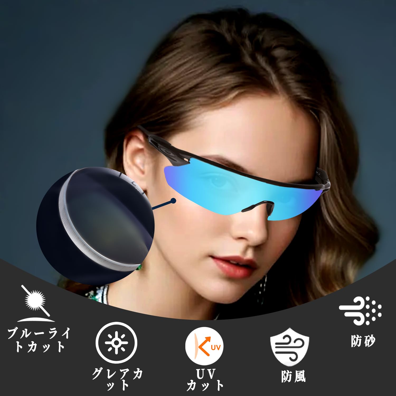 Oakley Radarlock Path交換用レンズ レーダーロックパス 偏光レンズ crestshop-10043790 CREST shop サンプル画像3