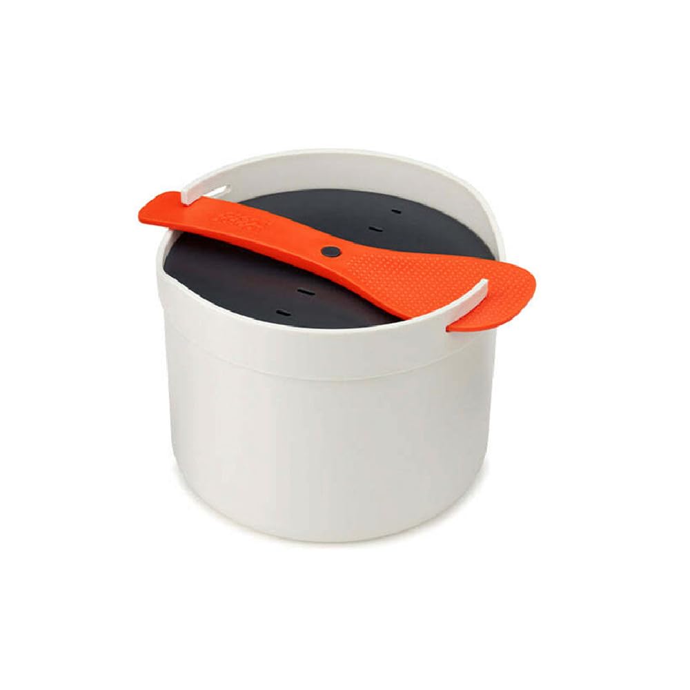 Rakuten - Joseph Joseph (ジョセフジョセフ) 電子レンジ用炊飯器 M-クイジーン 2L 4点セット 計量カップ/ザル/お玉付き 一台で計量・洗米・炊飯・盛付け可能 持ち運び便利 食洗機対応 BPAフリー ストーン/