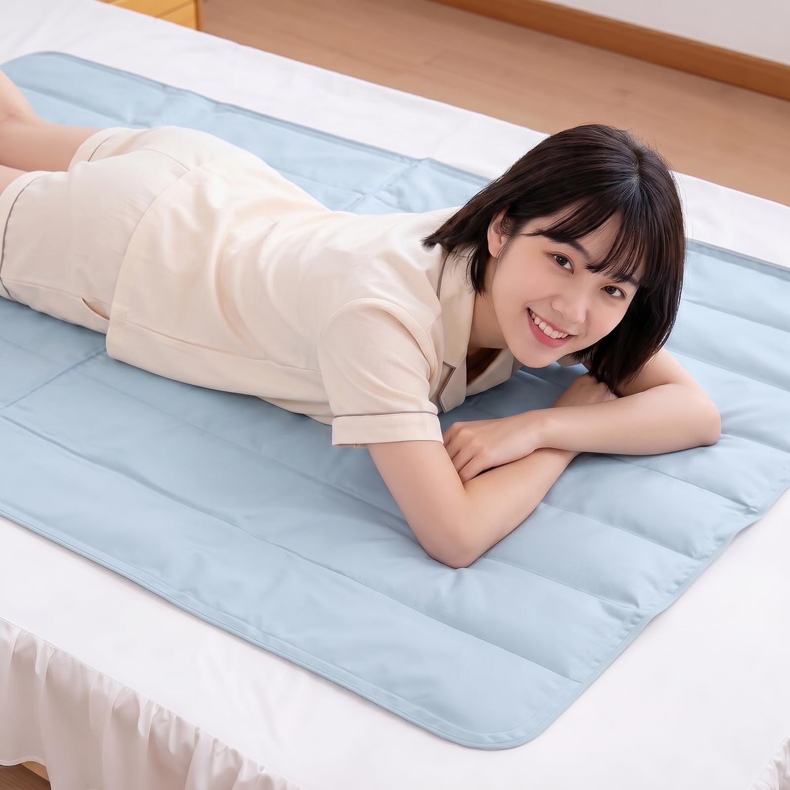 AUTVIVID ひんやりマット クールマット 冷感ジェルマット 140*90cm 防水・防菌・防カビ 瞬時冷却 接触冷感 涼感寝具 クール寝具 ひんやり敷きパッド 冷却マット 冷却パッド 冷感パッド シングル
