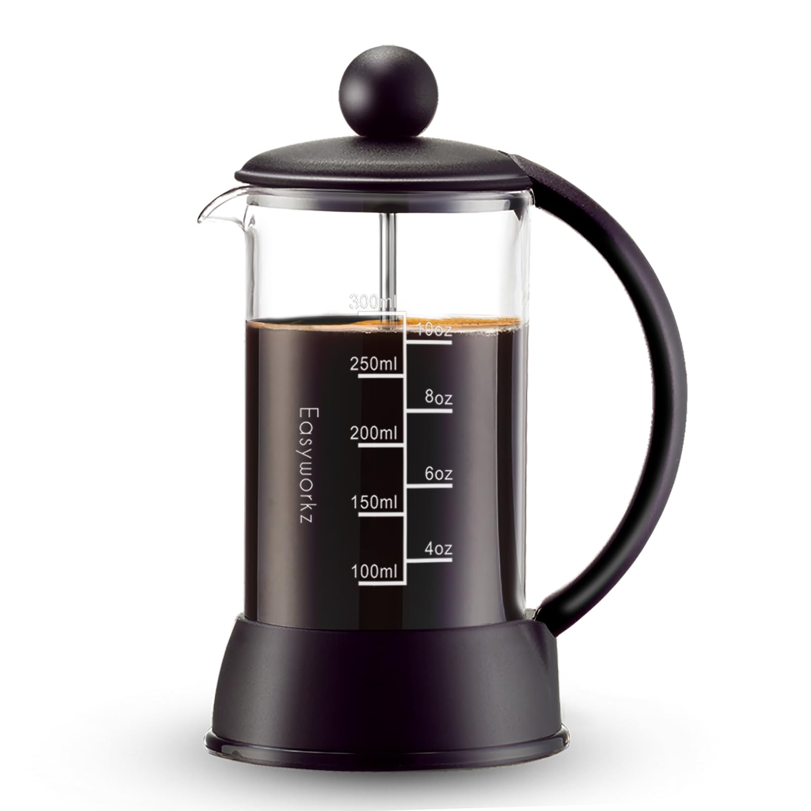 Rakuten - Easyworkz エクリプス フレンチプレス ホウケイ酸ガラス 350ml コーヒー&ティーメーカー