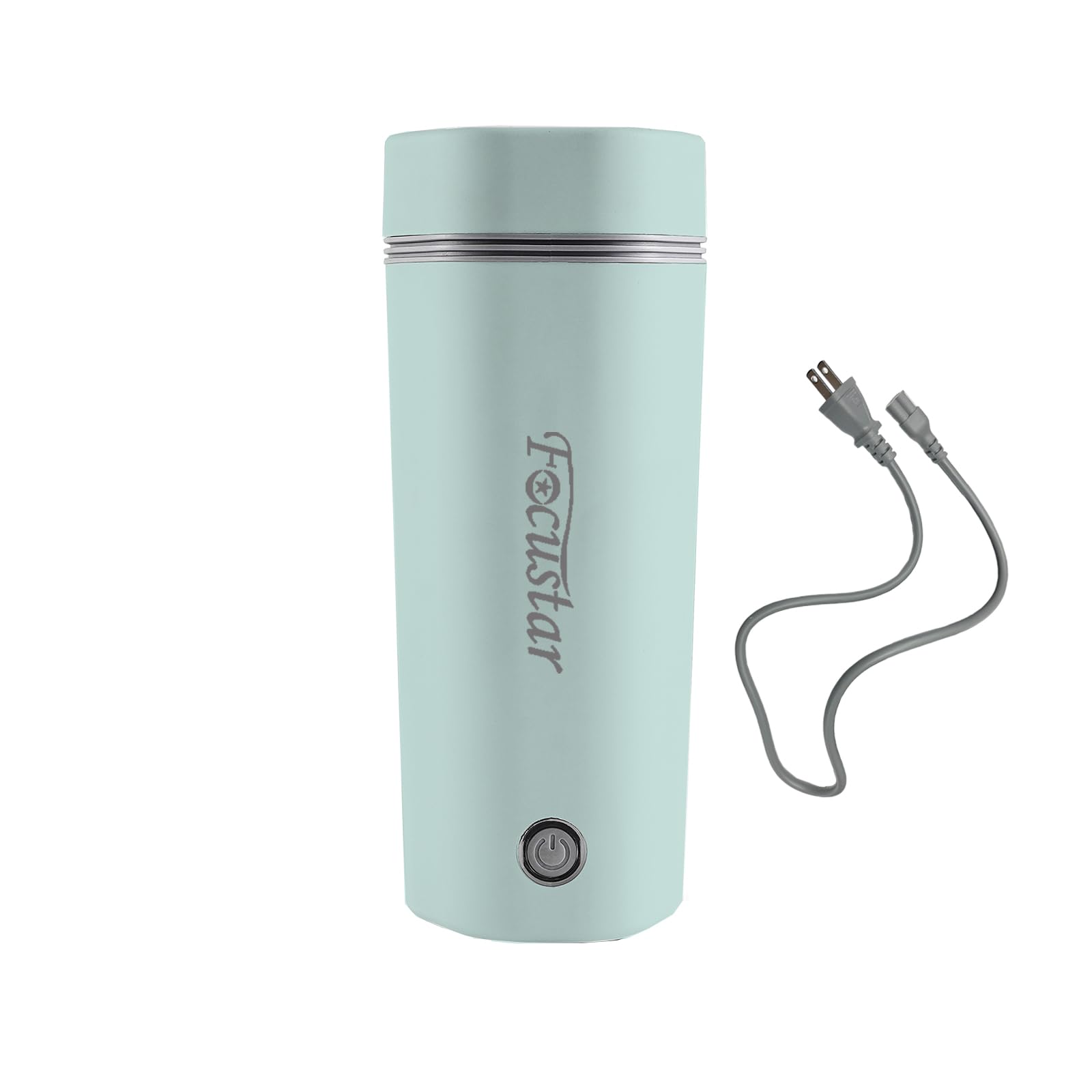 Focustar ポータブルケトル 350ML 電気ケトル 小型 トラベルケトル 低電力 300W ポータブル電源で使える 急速沸かし 空焚き防止 沸騰すると自動オフ 持ち運びやすい 漏れない ステンレス鋼製 携