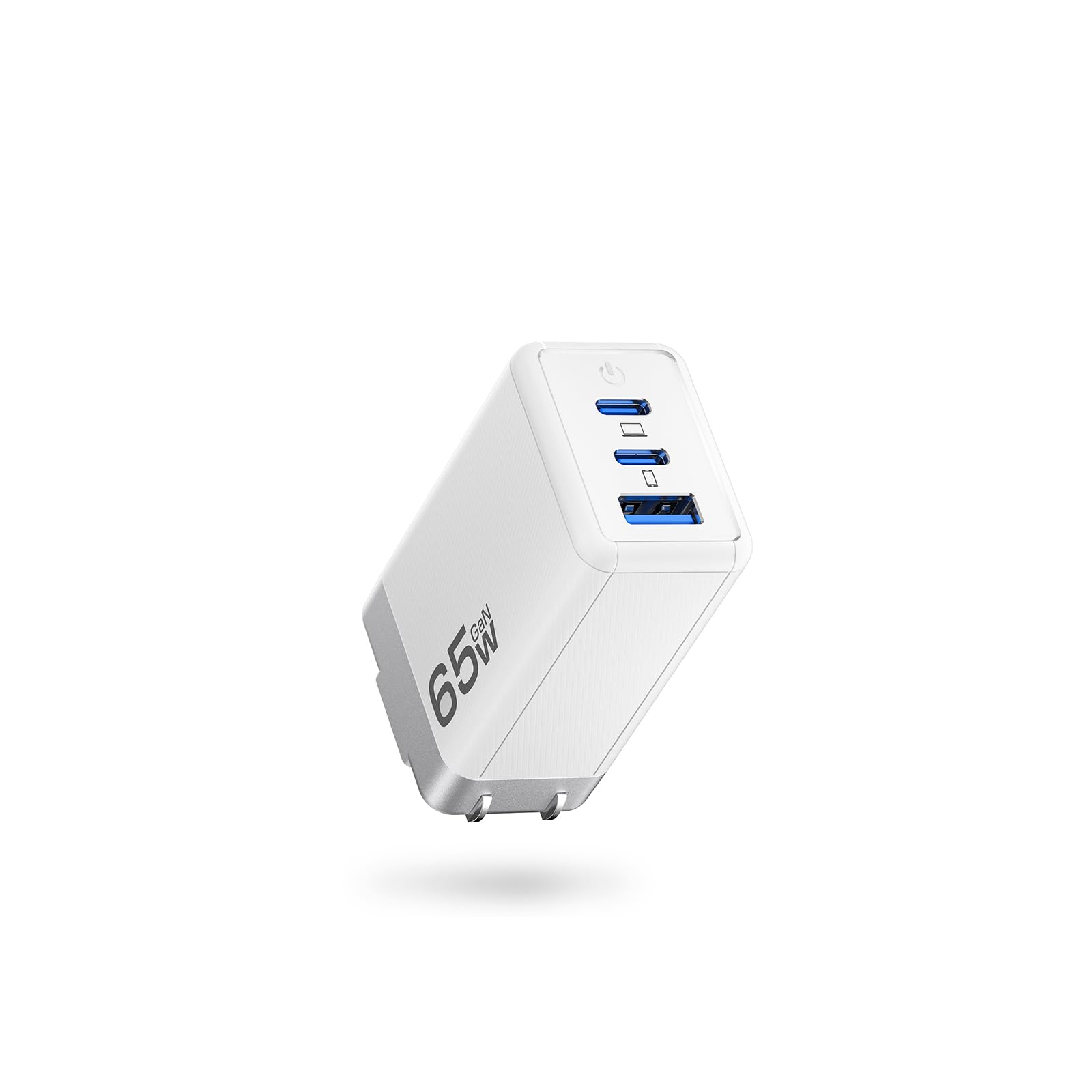 PD 充電器 65w  type-c usb 三台同時急速充電器 超低温 GaNIII技術 タイプc 3ポート LED指示灯 携帯充電器 アイフォン コンパクト suchidol スマホ 卓上の簡潔化 コンセント 折りた