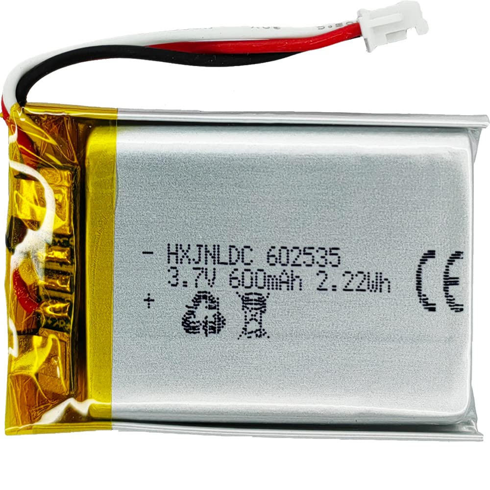 HXJNLDC 3.7V 600mAh 602535バッテリー for Logitech MX Master 2 MX Master 2s MX Master 3 MX Master 3s MX Anywhere 2 MX Anywhere 2S MX Anywhere 3 MX Anywhere 3s MX ERGO ワイヤレスマウス