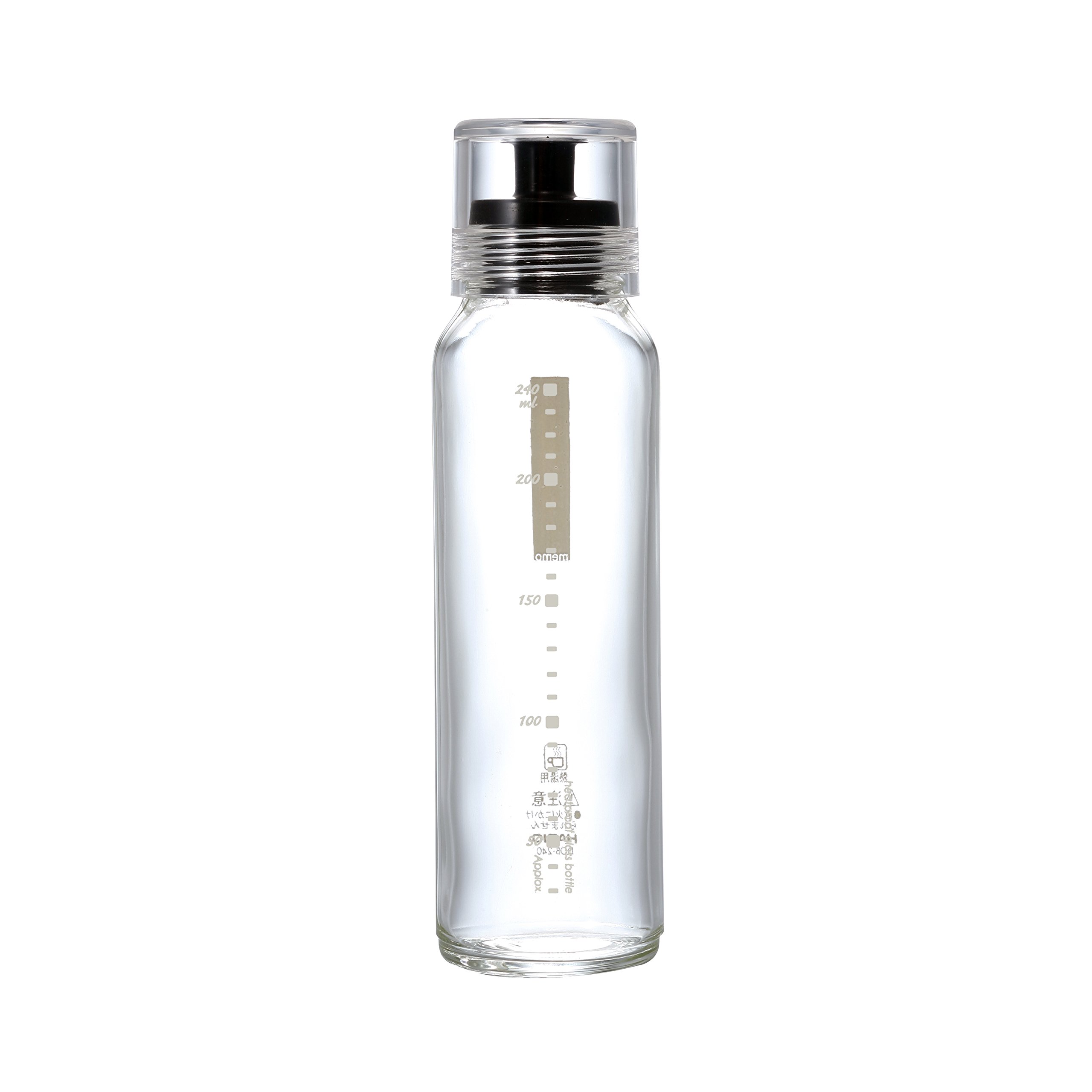 HARIO(ハリオ) ドレッシングボトルスリム 240ml 熱湯使用可能 ブラック DBS-240-B