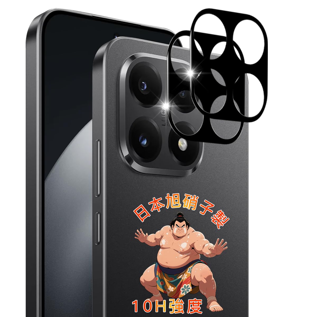 対応 Xiaomi 15T/15T Pro カメラフィルム カメラカバー 2枚 シャオミ 15T/15T Pro レンズ保護フィルム 黒縁取り 露出オーバー防止 対応 Xiaomi 15T レンズフィ