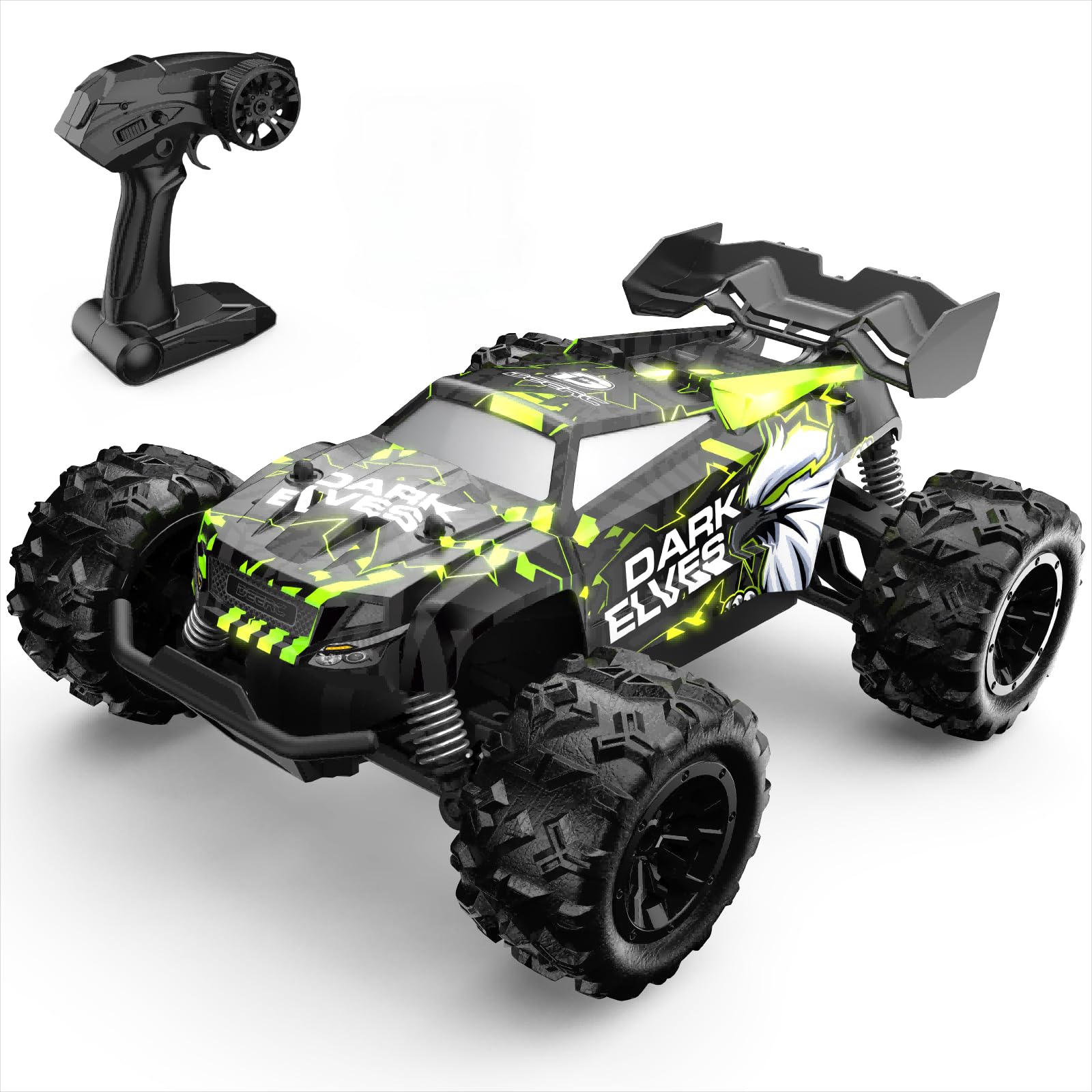 Rakuten - DEERC ラジコンカー 子供向け ラジコン オフロード リモコンカー 電動RCカー 車 おもちゃ 1/20 2.4GHz 独立懸架システム 操作時間40分 子供 小学生 中学生 男の子 誕生日 プレゼント 贈り物 こども