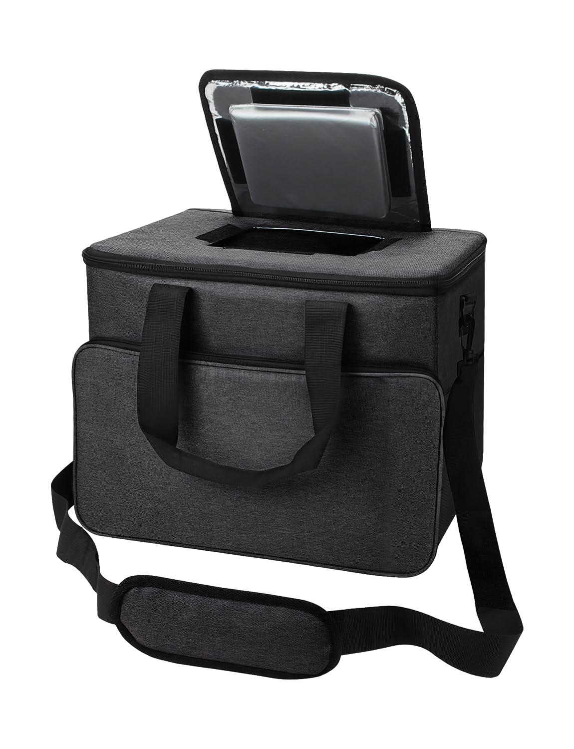 Rakuten - クーラーボックス 保冷バッグ 最強 35L 大容量 簡単取り出し 折り畳み収納 断熱 保温 防水 軽量 手持ち 肩掛け キャンプ 釣り 花火 BBQ