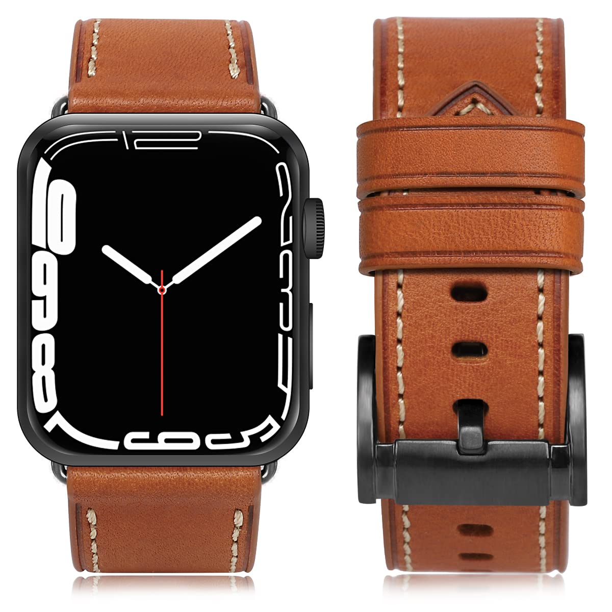 ブランド: ANGKMA カラー: ブラウンストラップ/ブラックバックル サイズ: 42mm44mm45mm46mm49mm