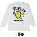 おもしろtシャツ ロング ロンT 和柄 元祖豊天商店 すっぽんぽん Tシャツ 長袖 ※ 子供 用はお取り扱いが御座いません。