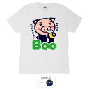 おもしろ tシャツ 和柄 元祖豊天商店 一日の終わりの一杯！ おつかれBoo Tシャツ 半袖 美豚 ※ 子供 用はお取り扱いが御座いません。 B01