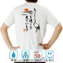 おもしろ tシャツ ドライ 和柄 元祖豊天商店 ぼーっとしていたら夕暮れ時 気づいたらいつも遠くを見ています 半袖 ※ 子供 用はお取り扱いが御座いません。(4)