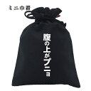 おもしろ 巾着 和柄 元祖豊天商店 隠しきれないぽっこりお腹 腹の上がプニョ 小物入れ(4)