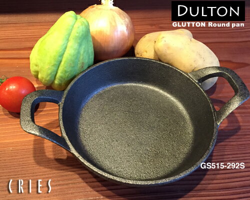 DULTONGLUTTON Round pan 饦ɥѥ GS515-292Så ʪ Ŵ iron  ե饤ѥ ֥ å֥ 饿 ɥꥢ  Ƥ ߾Ƥ ϥС å ȥɥ  쥸㡼S