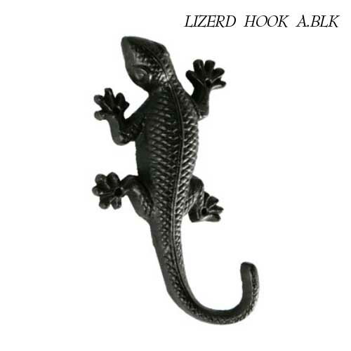 【DULTON】LIZERD HOOK A.BLK リザードフック とかげモチーフのアイアンフック S255-90ABK