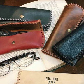 DULTON Glasses case "Mustang" メガネケース A625-787眼鏡ケース オシャレ カワイイ 革 シンプル サングラス 老眼鏡 リーディンググラス 携帯 眼鏡入れ ソフトケース 送料無料 グラスケース