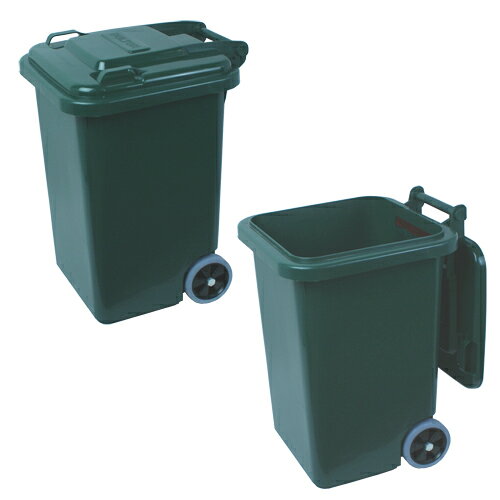 ダルトン (DULTON) ゴミ箱 100-146【Plastic trash can】 トラッシュカン45L 【グリーン/キャスター付/収納box/収納ボックス/ごみ箱/ダストbox/くずかご/ダストボックス/分別/ギフト/ダイニング/キッチン】 [2]