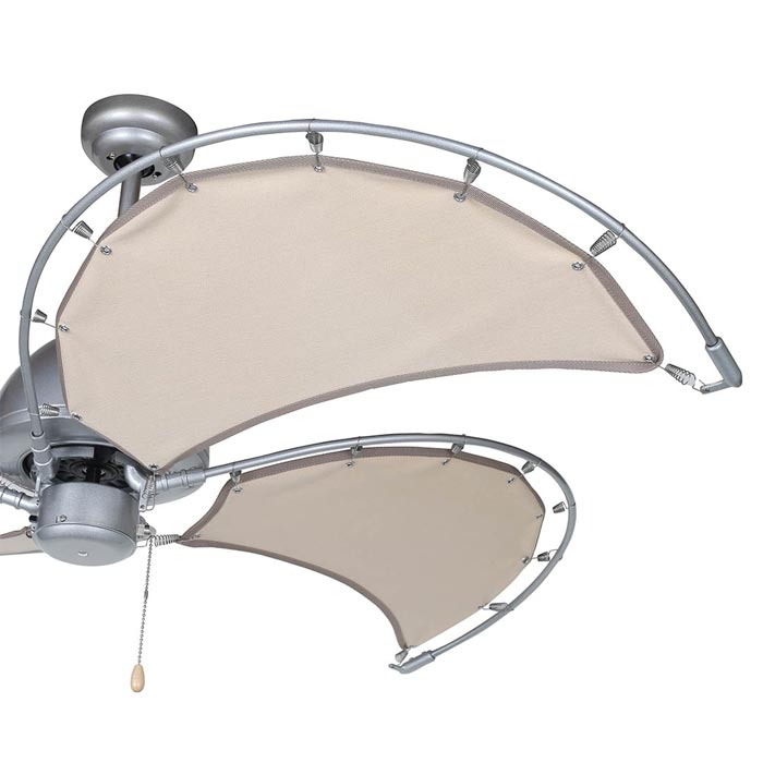 Rakuten - 【Single spin canvas blades 専用オプション】SPARE BLADES OFF WHITE　DT18-CF/B/OW　SPARE BLADES SET OF 4 GRAY　DT18-CF/B/GY　シングルスピンキャンバスブレード専用交換用キャンバス羽4枚セット
