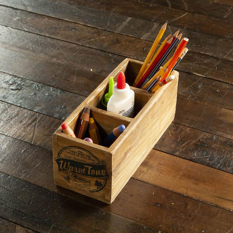 【DULTON】CH11-H415NT 3 PARTITION WOODEN BOX ダルトン3パーテーション ウッデン ボックス木製BOX 収納箱【取り寄せ】