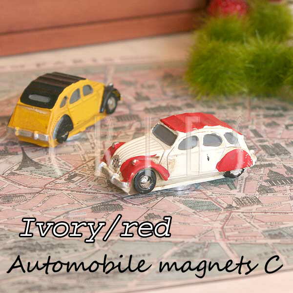 DULTON Automobile magnets C GS425-159 Ivory/Red ַޥͥå ߥ˥ѡ 귿͹ۥܥ꡼å   ץ쥼 Ǽ  ȥ