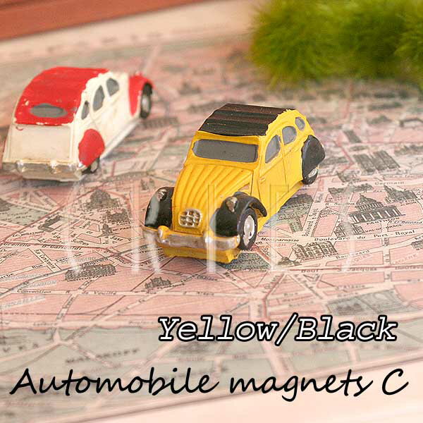 DULTON Automobile magnets C GS425-159 Yellow/Black ַޥͥå ߥ˥ѡ ֥å귿͹   ץ쥼 Ǽ  ȥ