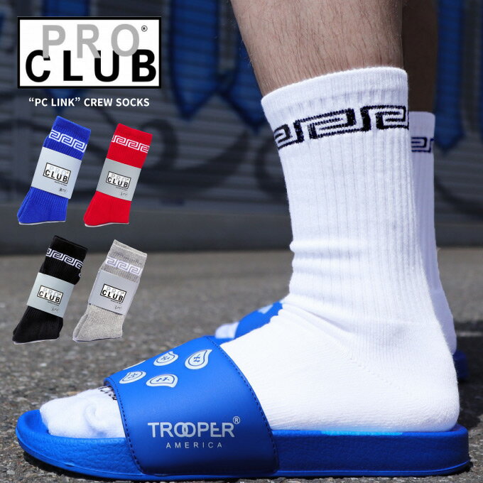 PROCLUB プロクラブ  靴下 クルー丈 メンズ PRO CLUB US チカーノ ローライダー スケーターソックス CHICANO HIPHOP LOWRIDER SOCKS