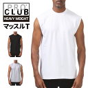 PRO CLUB プロクラブ  無地 ノースリーブ 半袖 メンズ 大きいサイズ PROCLUB USサイズ Tシャツ ビッグサイズ 