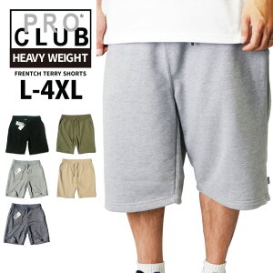 L4XL PRO CLUB ץ å ϡեѥ 硼ȥѥ 硼 إӡ եƥ꡼ ȥ졼˥󥰥ѥ ե꡼ ̵ US  礭 ΢ ΢ѥ PROCLUB SWEAT FRENCH TERRY SHORTS