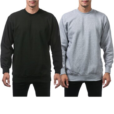 L〜4XL【13oz 厚手】プロクラブ 【スウェット トレーナー】ヘビーウェイト メンズ 裏起毛 大きいサイズ ビッグサイズ 極厚 ヘビーオンス 無地 フリース PRO CLUB PROCLUB USサイズ HEAVY WEIGHT Pullover Sweatshirt