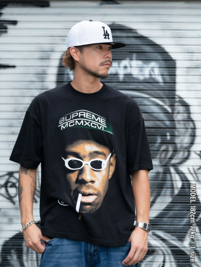 PORTRAITS ポートレイツ プリントTシャツ 半袖 HIPHOP ヒップホップ ラッパー ビッグサイズ メンズ 大きいサイズ