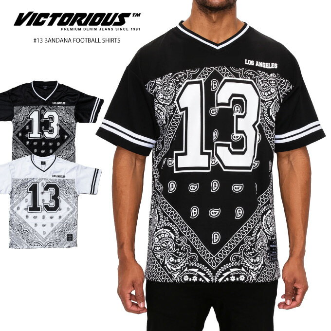 VICTORIOUS 【 バンダナ フットボールシャツ 13