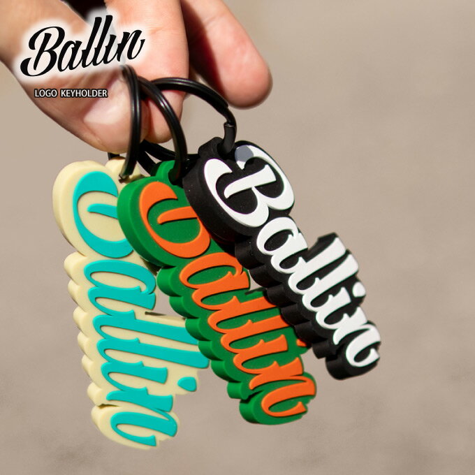 BALLIN 【 LOGO KeyHolder 】 ラバー キーホルダー キーチェーン ロゴ ヒップホップ HIPHOP メンズ