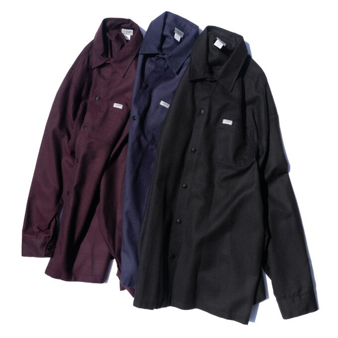 CAL TOP キャルトップ 【無地 長袖 フランネルシャツ】USA製 ネルシャツ チカーノ ...